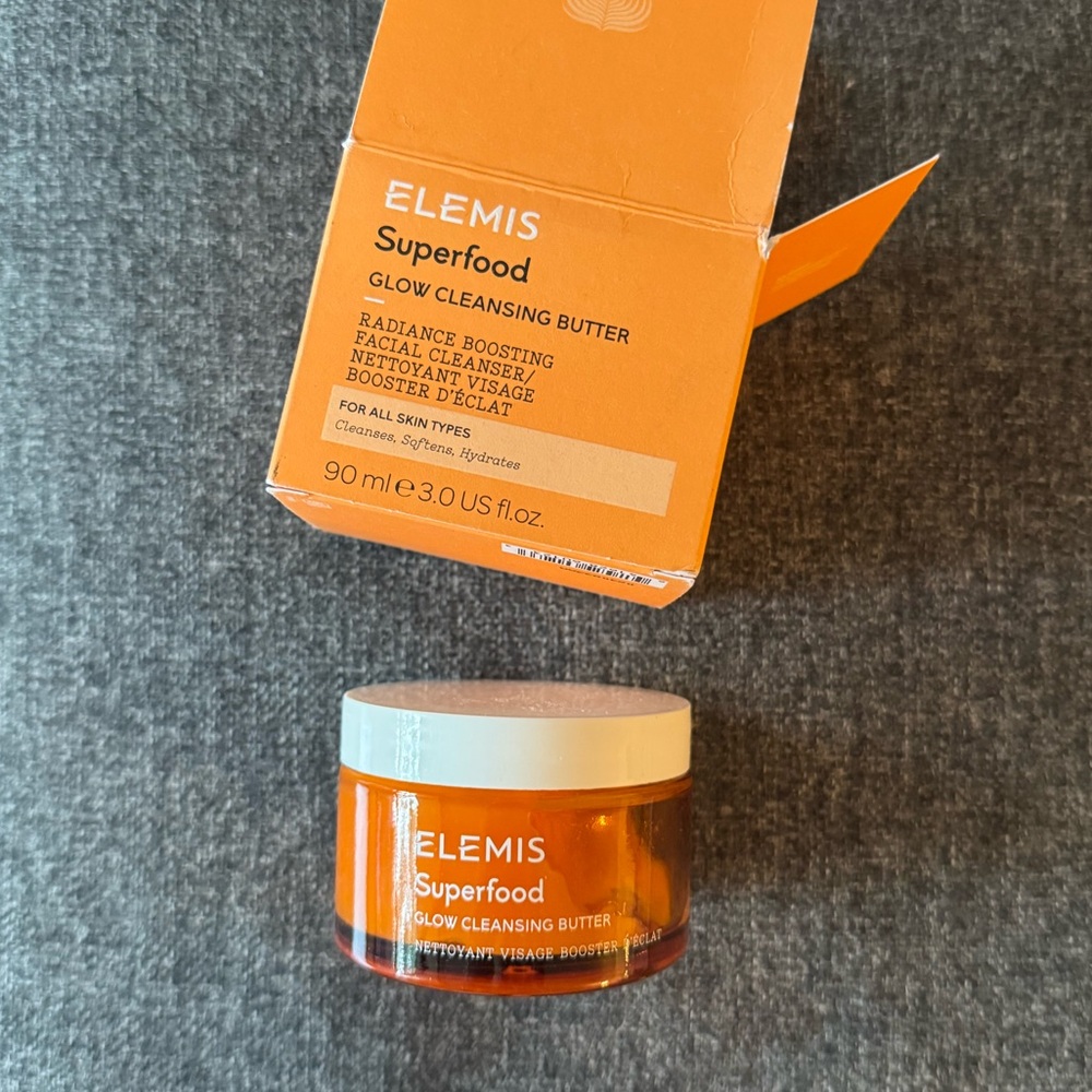 ELEMIS Superfood Glow Cleansing Butter 90ml NIB Radiance Cleanser